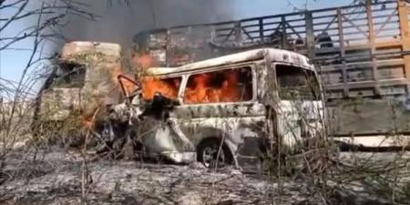 وفاة وإصابة أكثر من خمسة عشر شخصا جراء حادث مروع في محافظة أبين