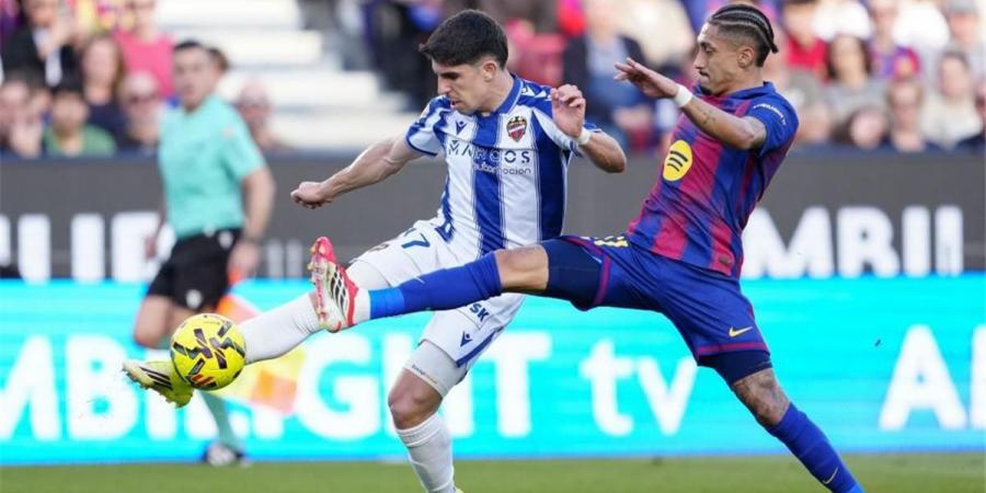 مباريات برشلونة المتبقية في الدوري الإسباني بعد الفوز على ليفانتي